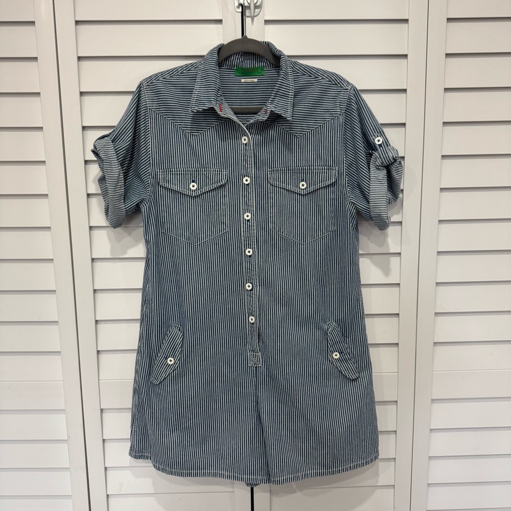 Clare V cargo jumper in engineer stripe…like new!